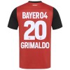 Oficiální Fotbalový Dres Bayer 04 Leverkusen Alejandro Grimaldo 20 Domácí 2024-25 pro Děti